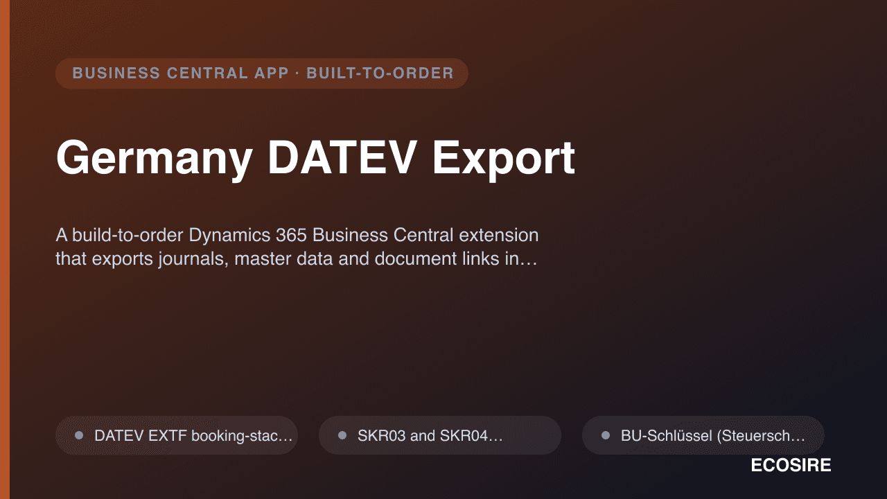 Germany DATEV Export