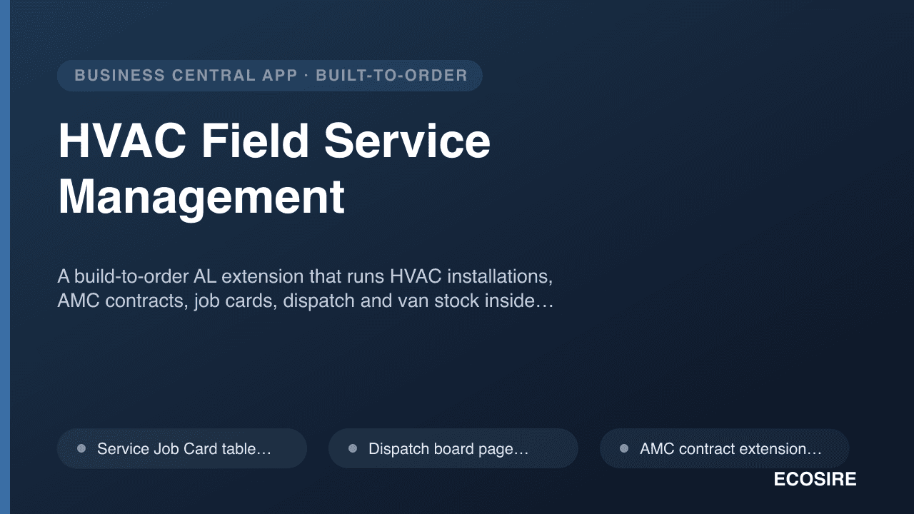 HVAC Field Service Management