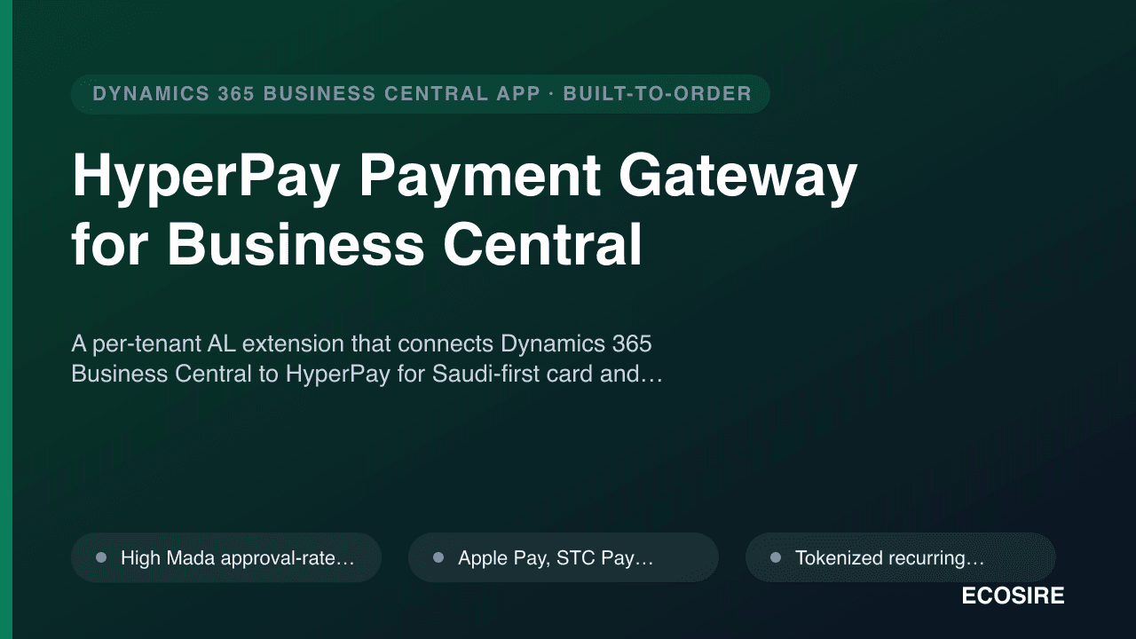 HyperPay Payment Gateway for Business Central