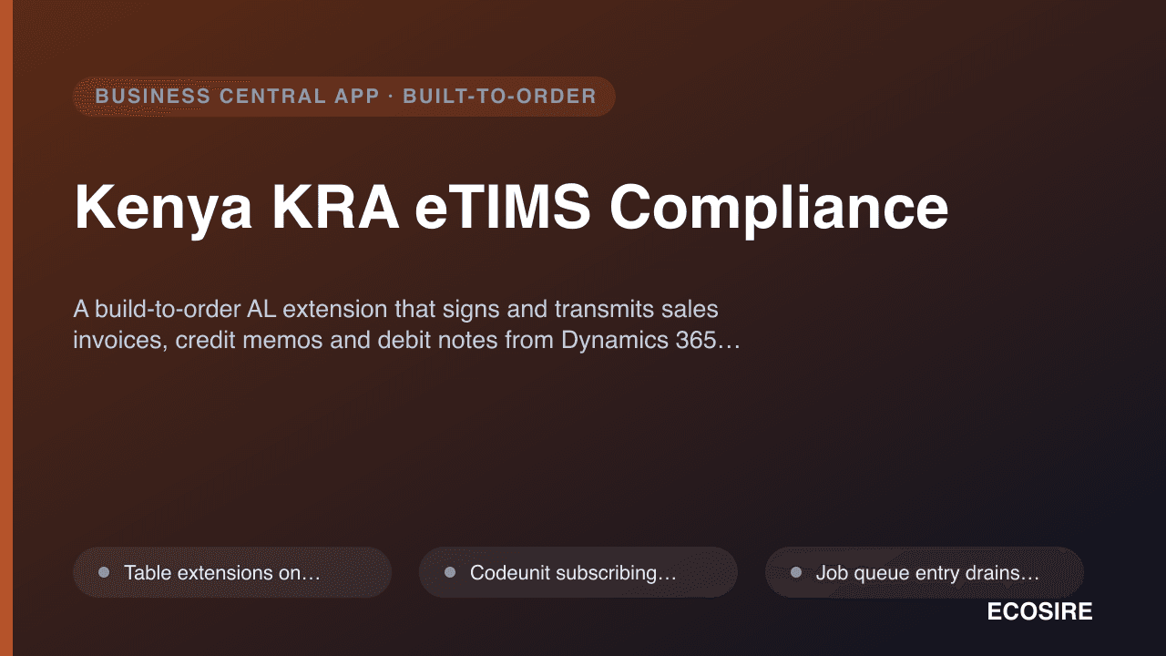 Kenya KRA eTIMS Compliance