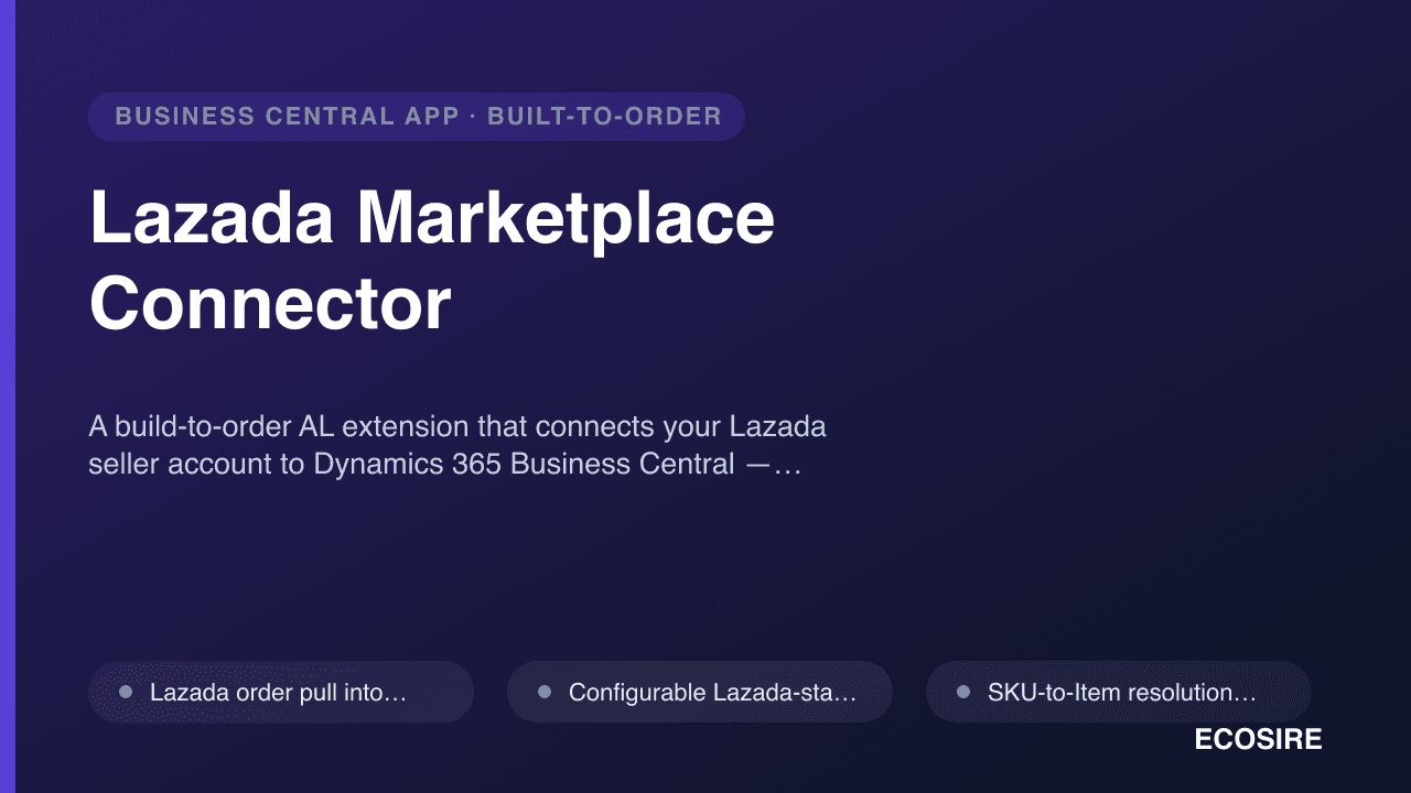 Lazada Marketplace Connector