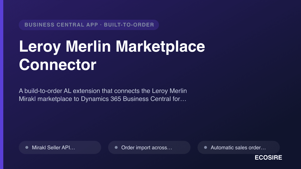 Leroy Merlin Marketplace Connector