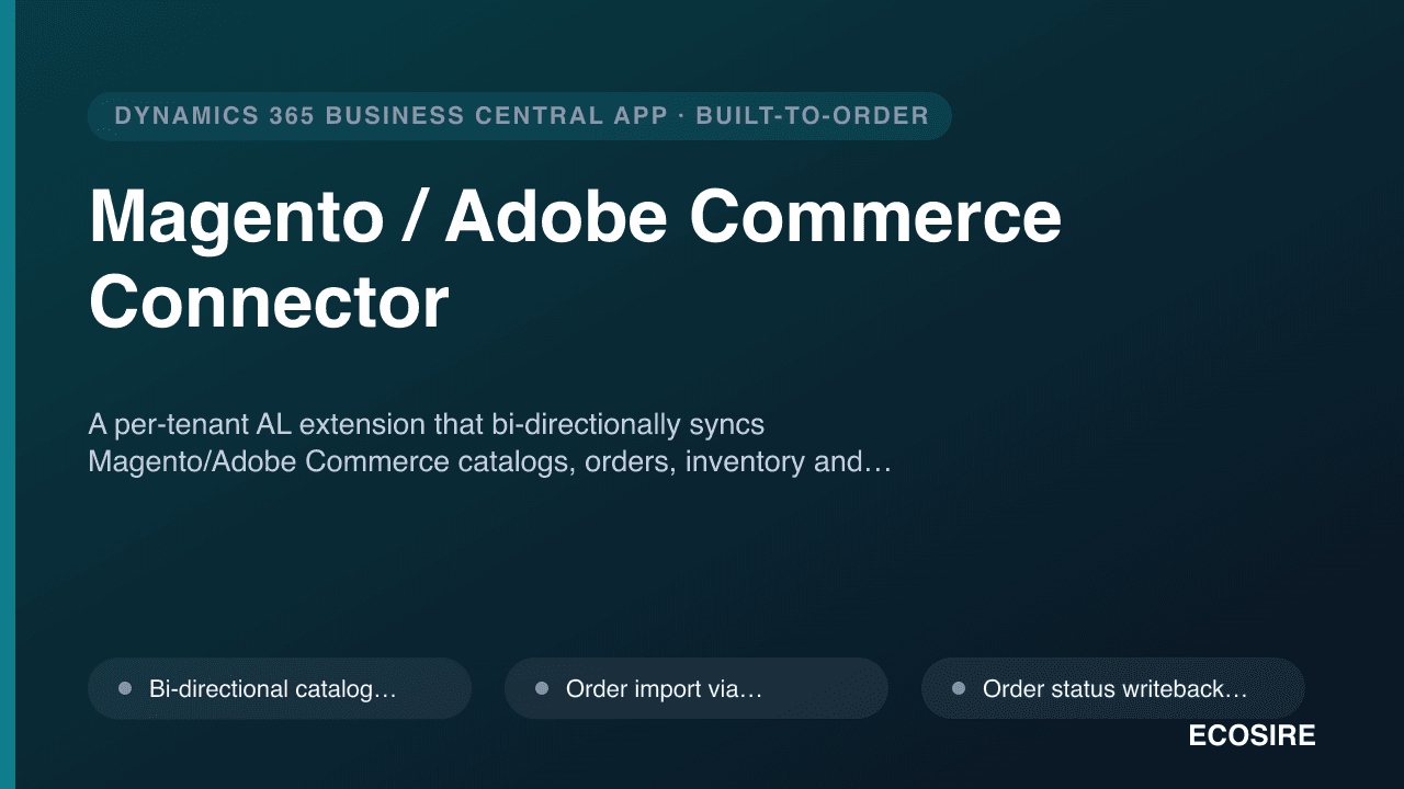 Magento / Adobe Commerce Connector