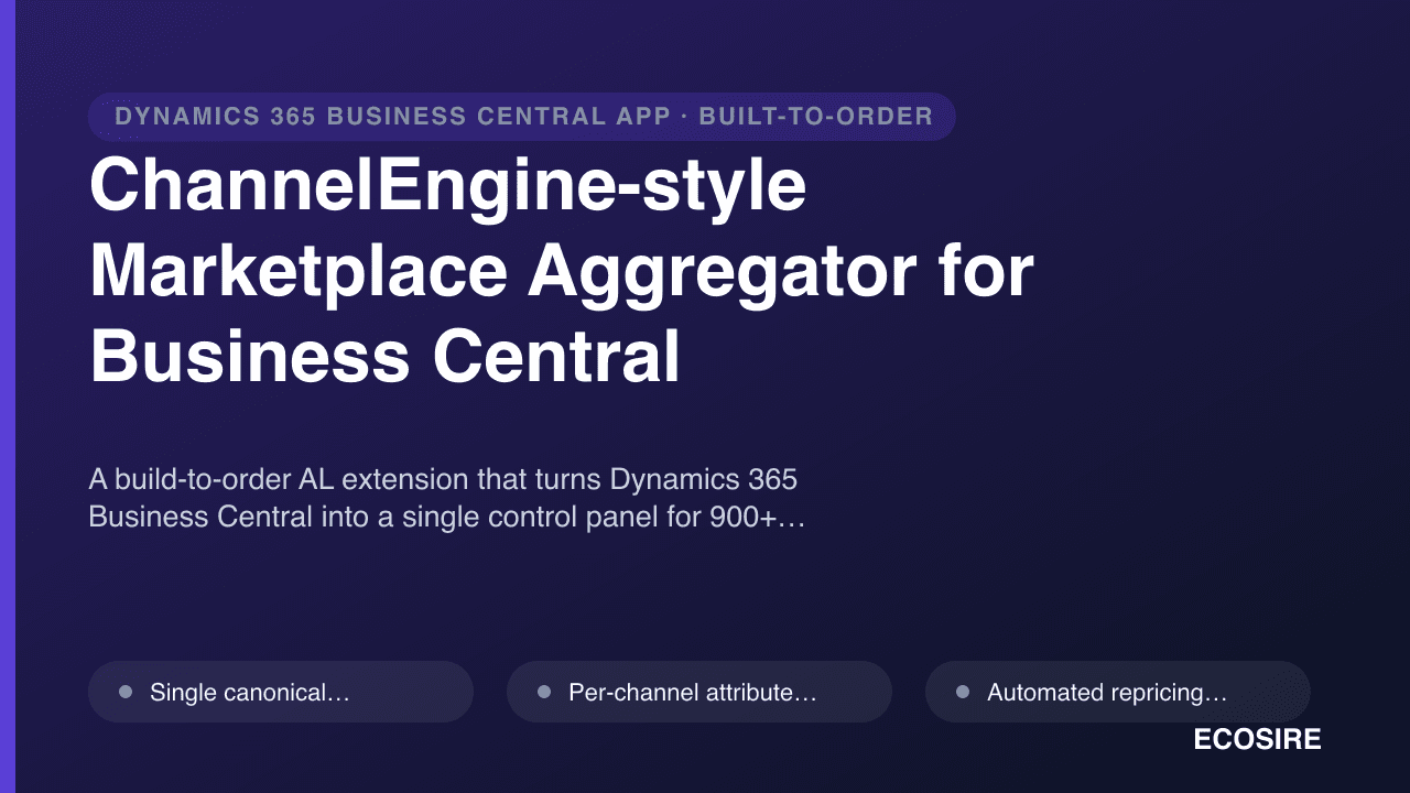 ChannelEngine-style Marketplace Aggregator for Business Central