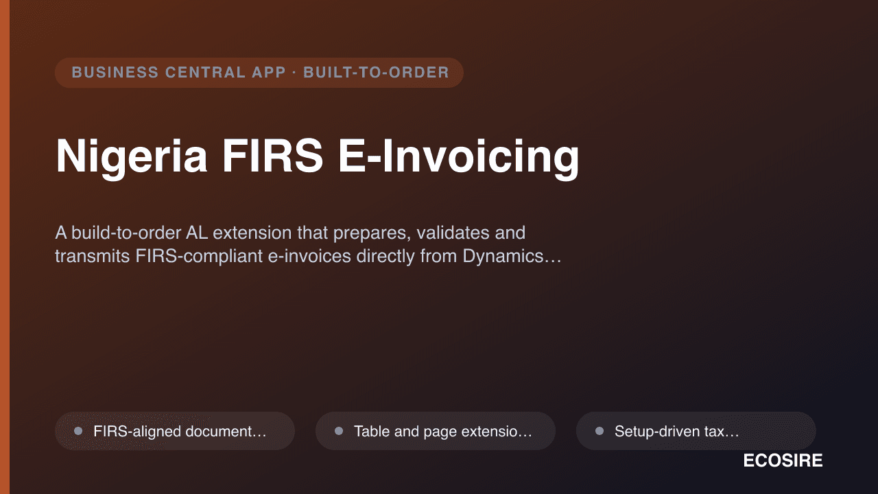 Nigeria FIRS E-Invoicing