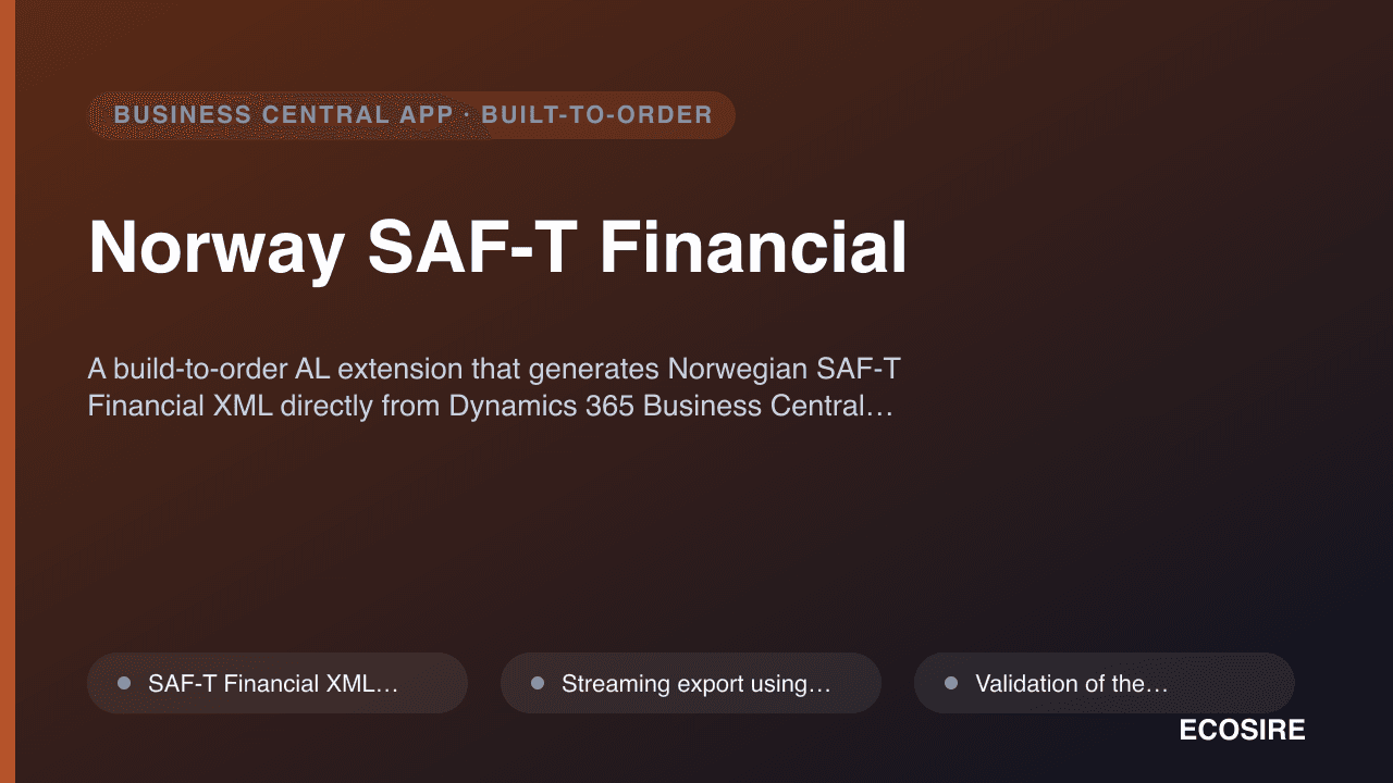 Norway SAF-T Financial