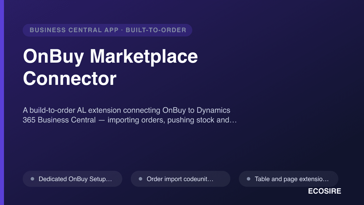 OnBuy Marketplace Connector