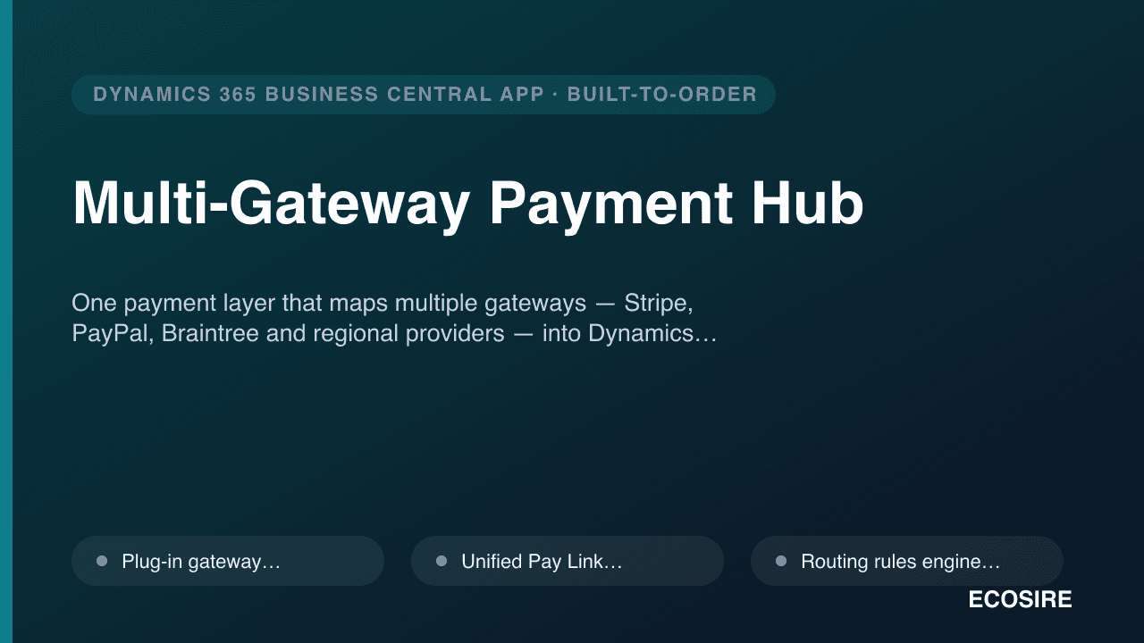 Multi-Gateway Payment Hub