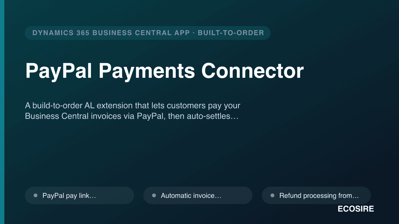 PayPal Payments Connector