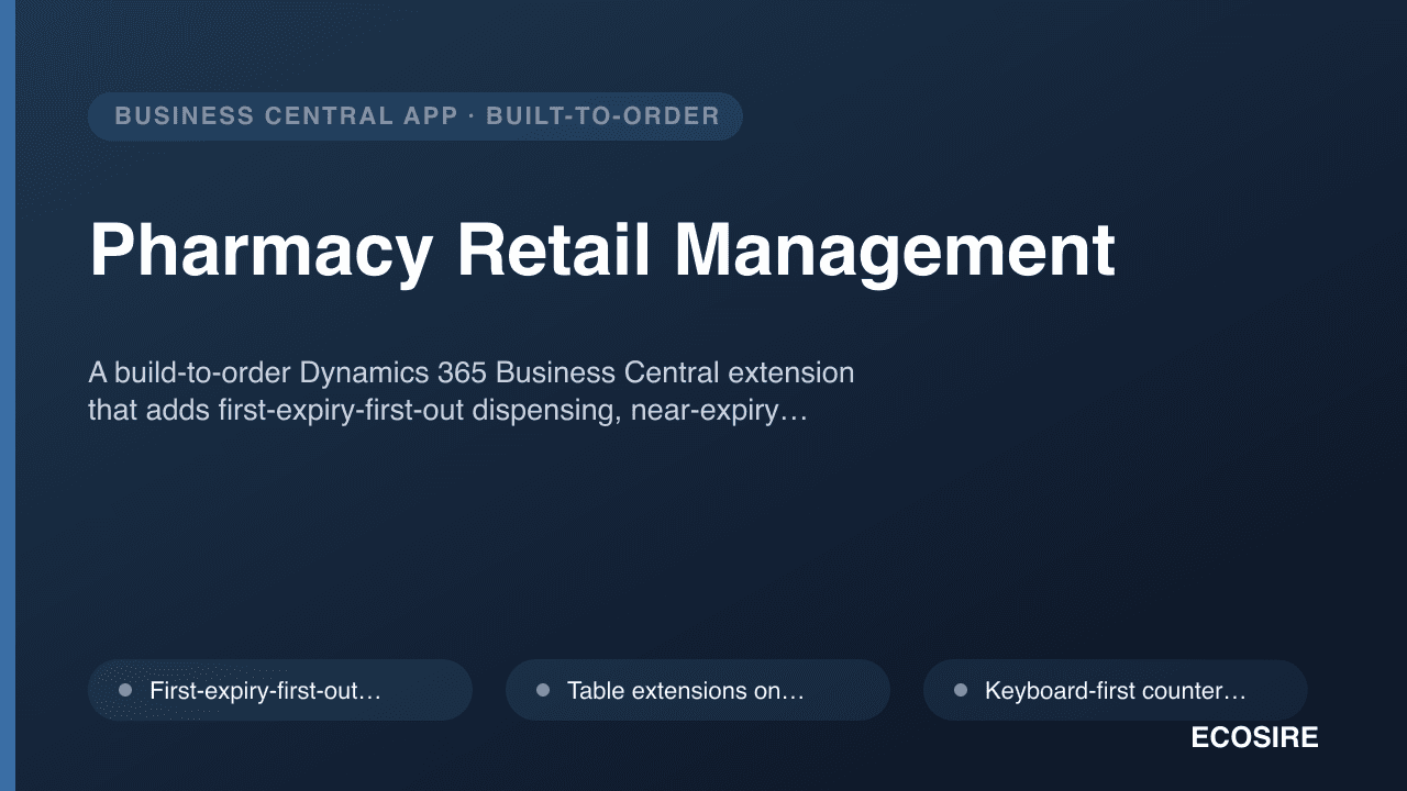 Pharmacy Retail Management
