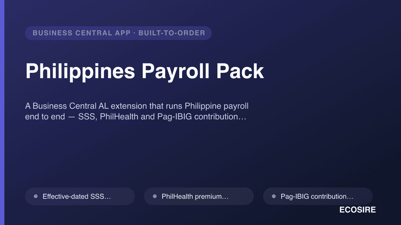 Philippines Payroll Pack