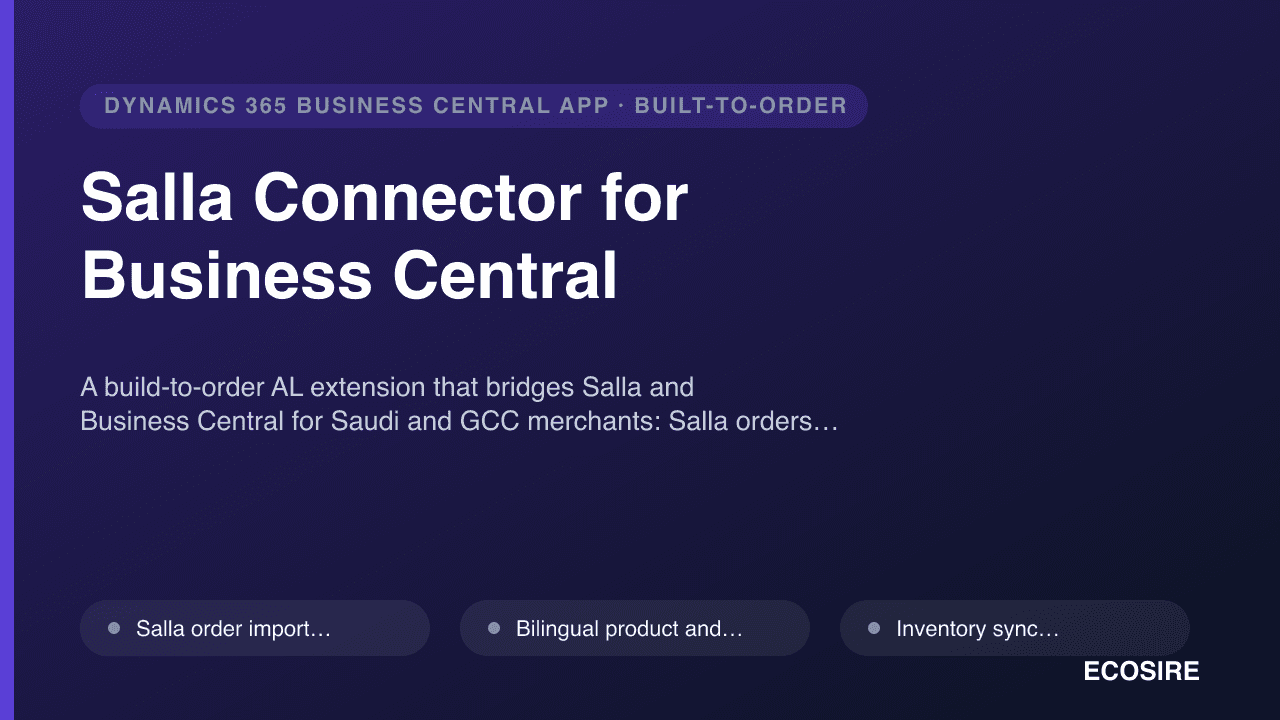 Salla Connector for Business Central