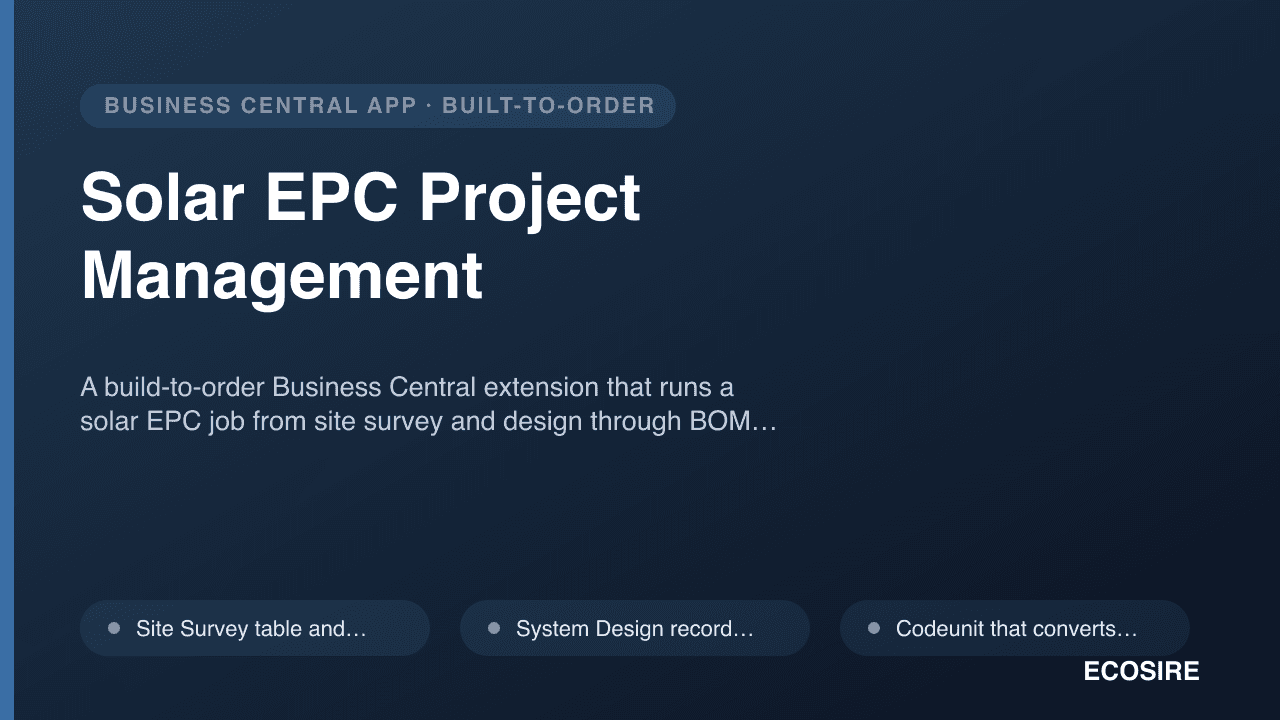 Solar EPC Project Management