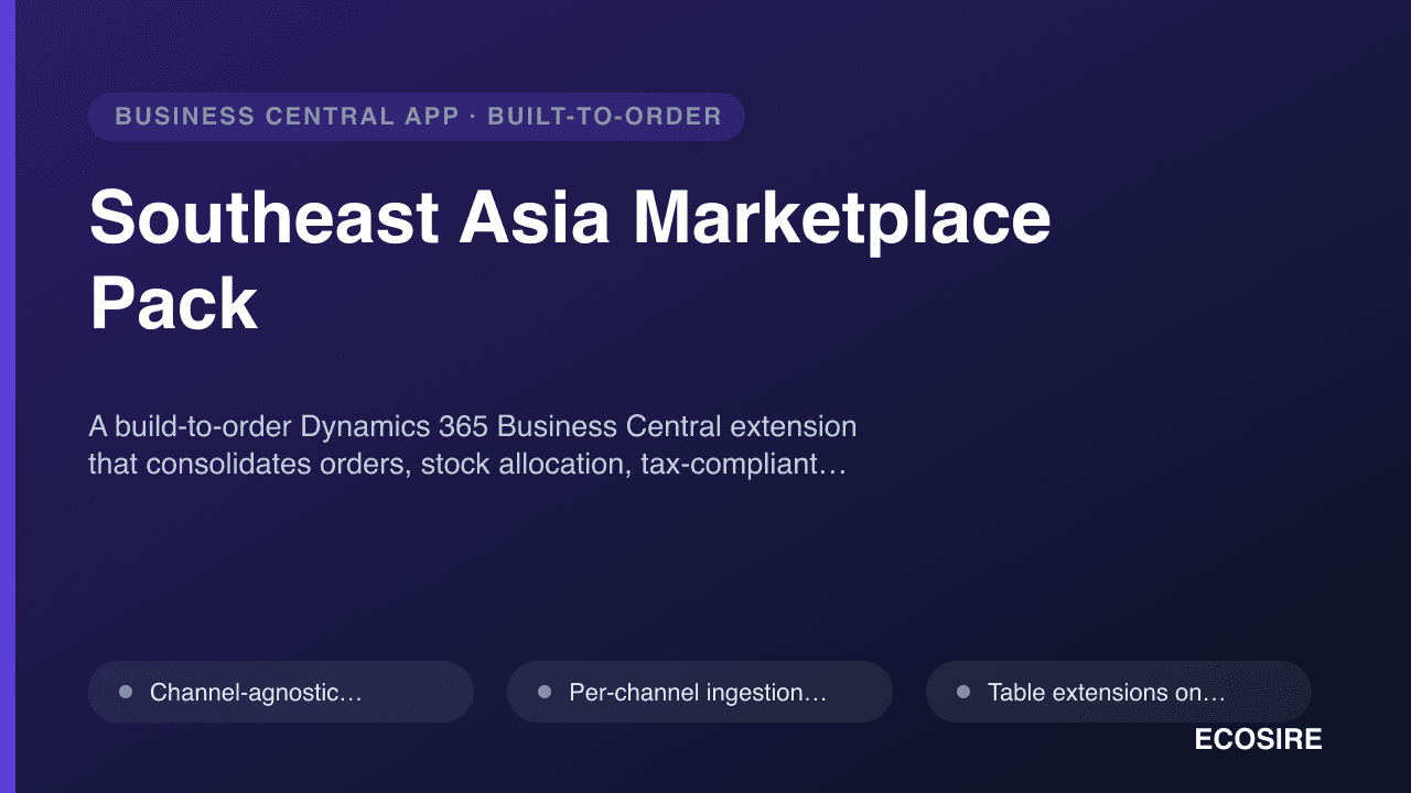 Southeast Asia Marketplace Pack