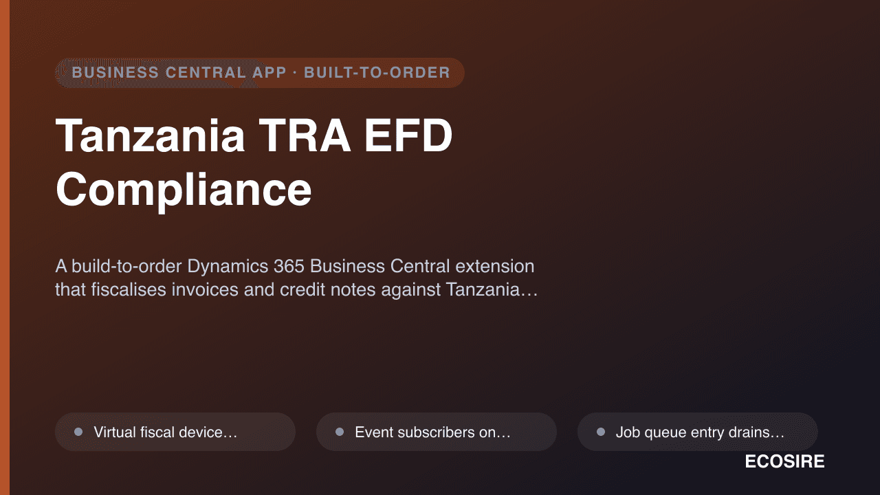 Tanzania TRA EFD Compliance