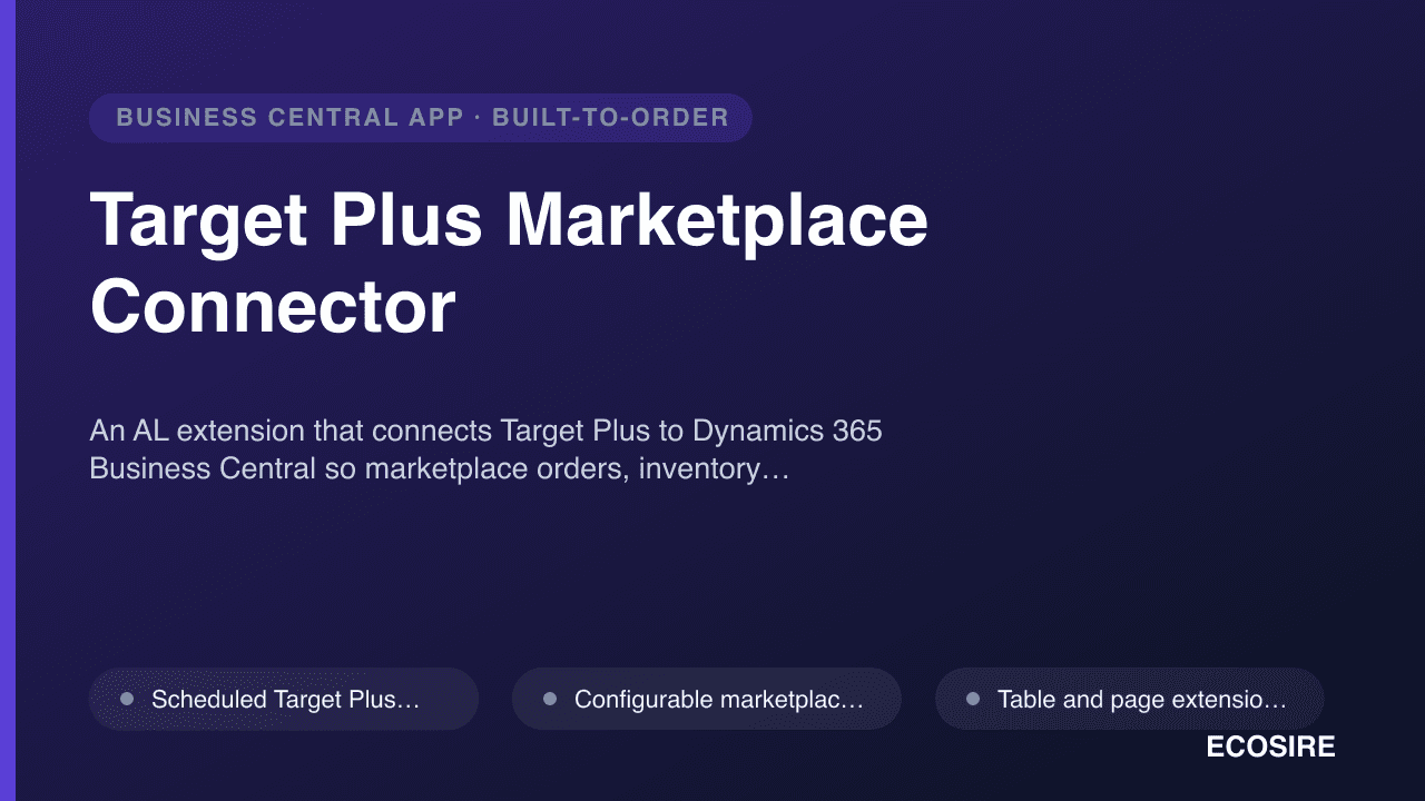 Target Plus Marketplace Connector