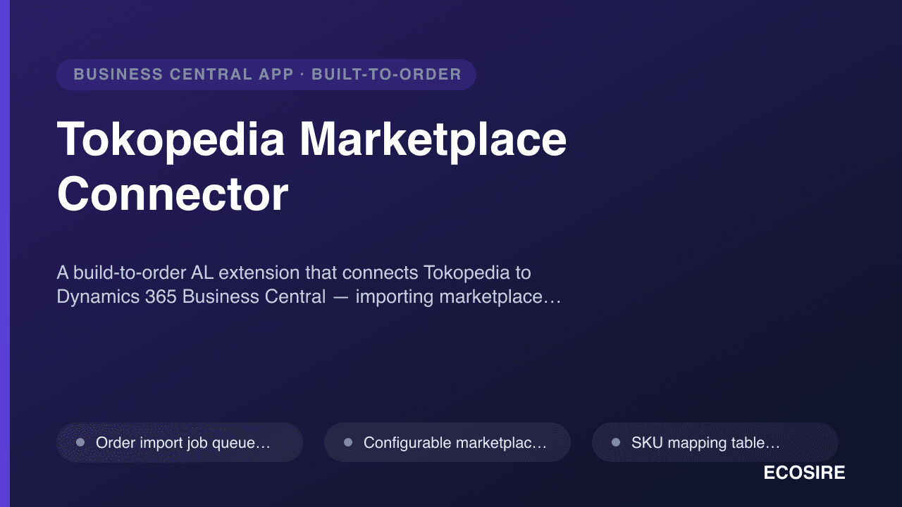 Tokopedia Marketplace Connector