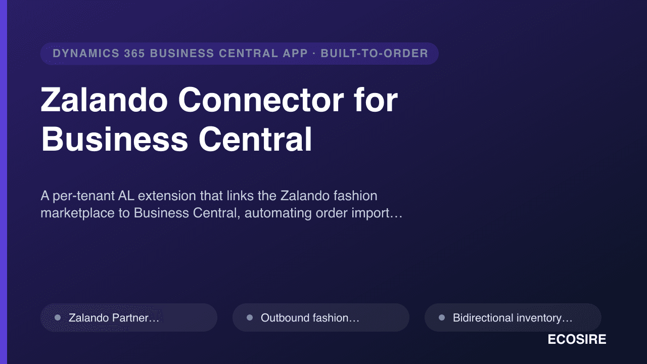 Zalando Connector for Business Central