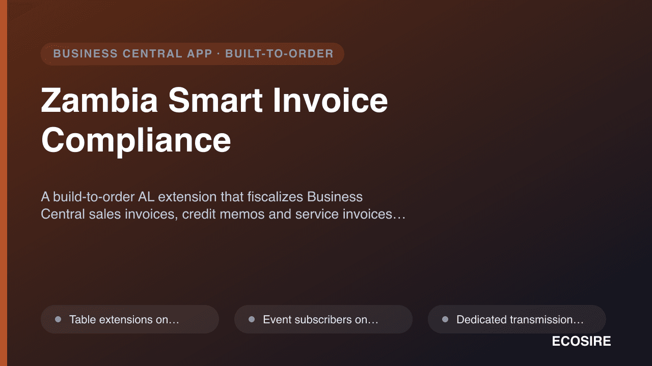 Zambia Smart Invoice Compliance