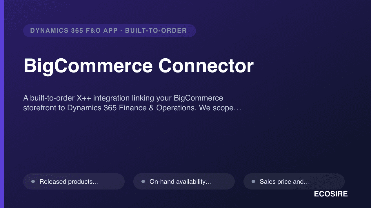 BigCommerce Connector
