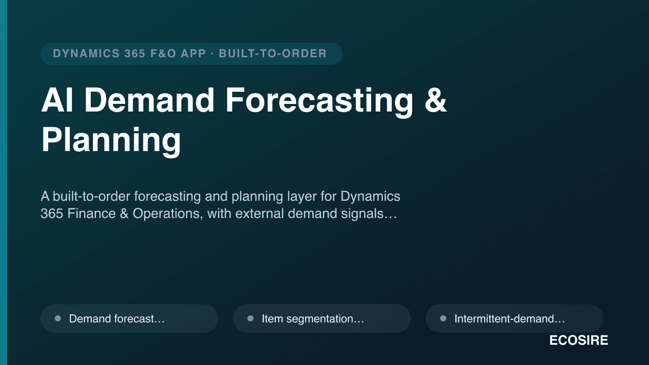 AI Demand Forecasting & Planning