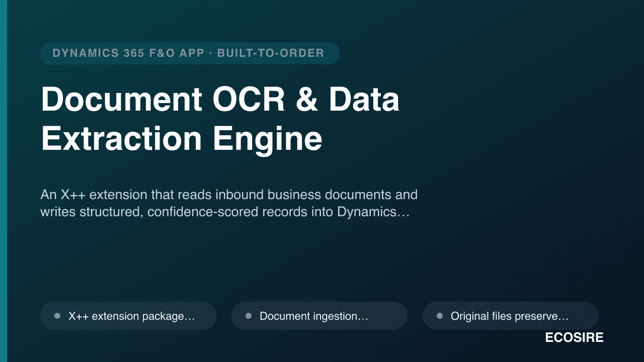 Document OCR & Data Extraction Engine