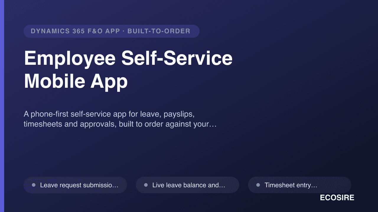 Employee Self-Service Mobile App