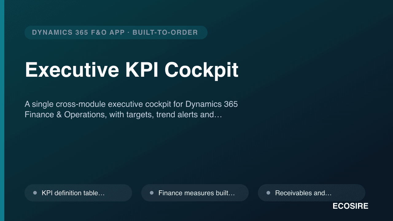 Executive KPI Cockpit