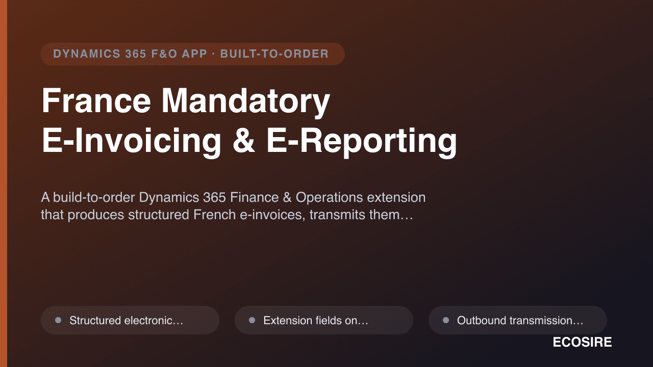 France Mandatory E-Invoicing & E-Reporting