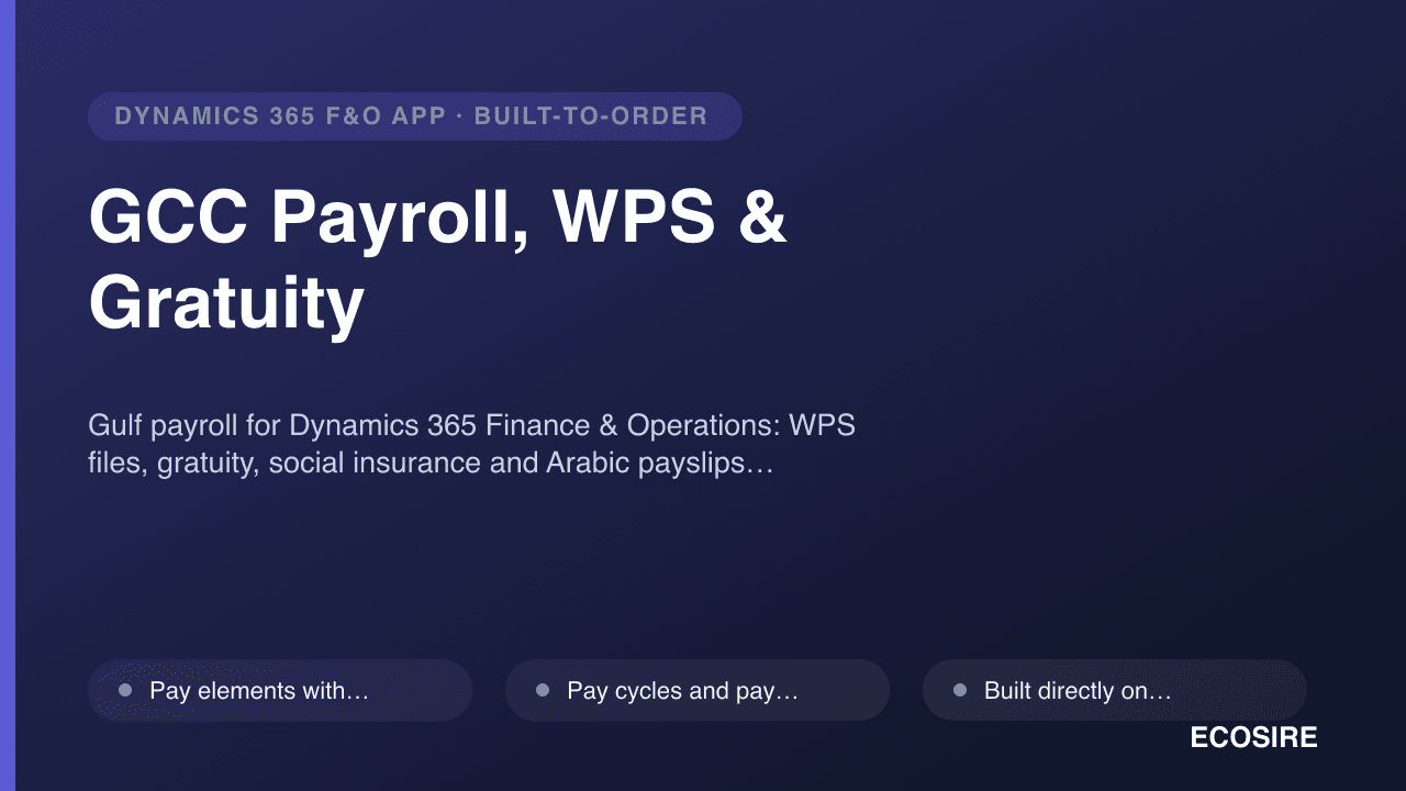 GCC Payroll, WPS & Gratuity