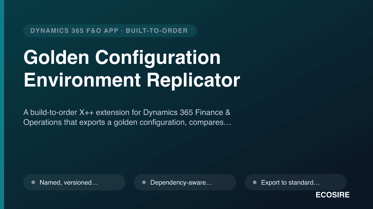 Golden Configuration Environment Replicator