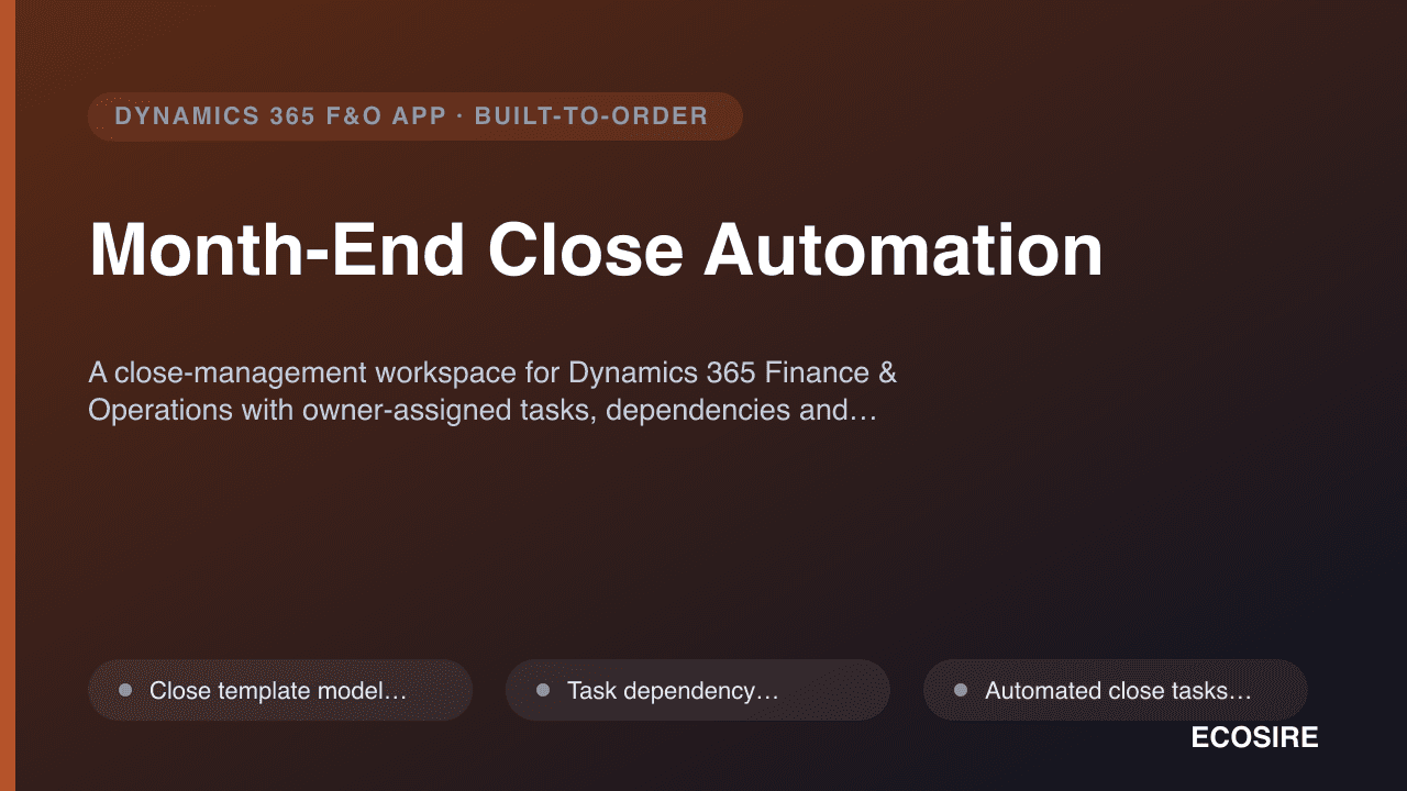 Month-End Close Automation