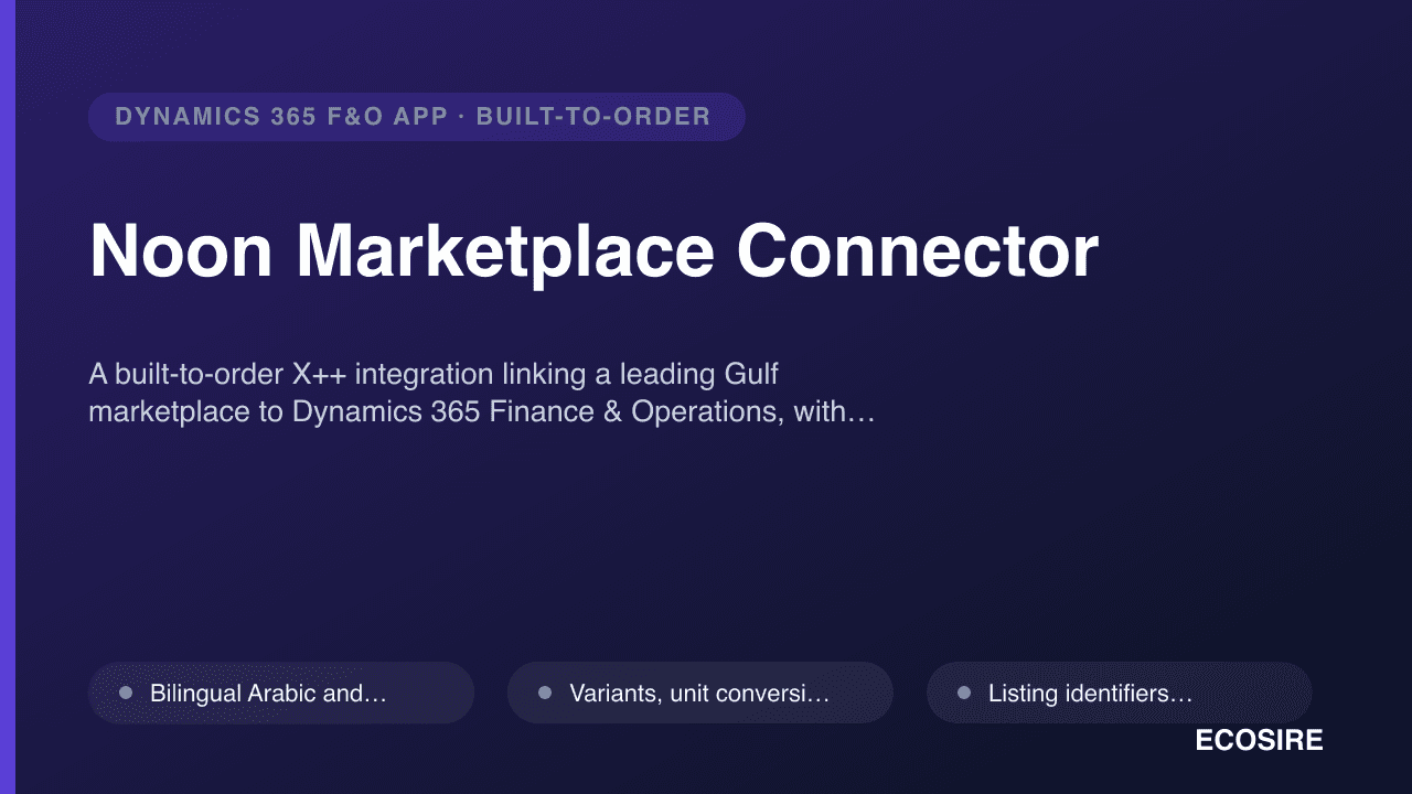 Noon Marketplace Connector
