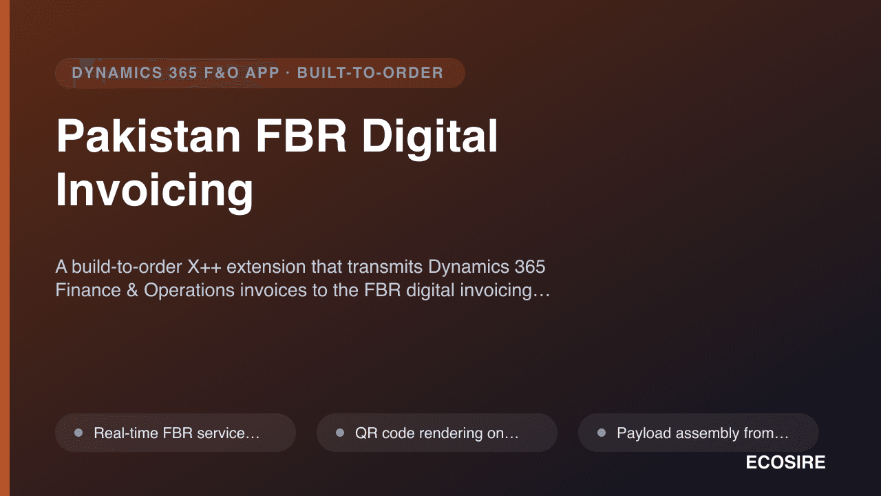 Pakistan FBR Digital Invoicing