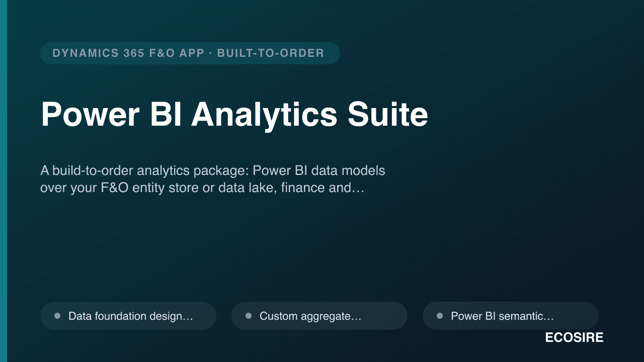 Power BI Analytics Suite