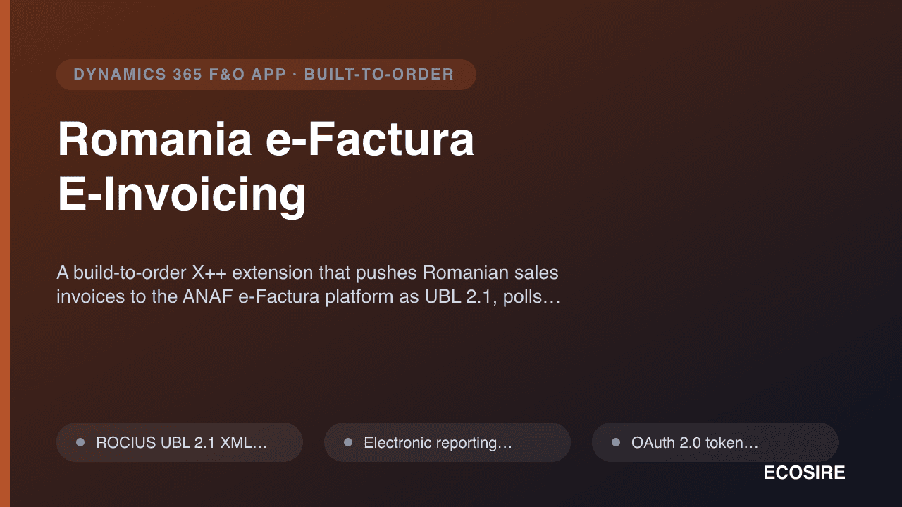 Romania e-Factura E-Invoicing