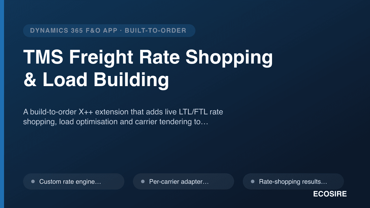 TMS Freight Rate Shopping & Load Building