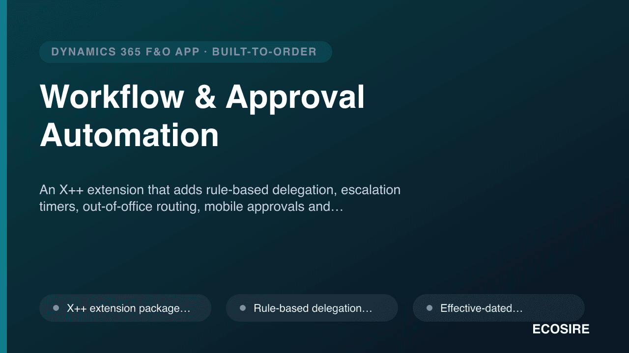 Workflow & Approval Automation