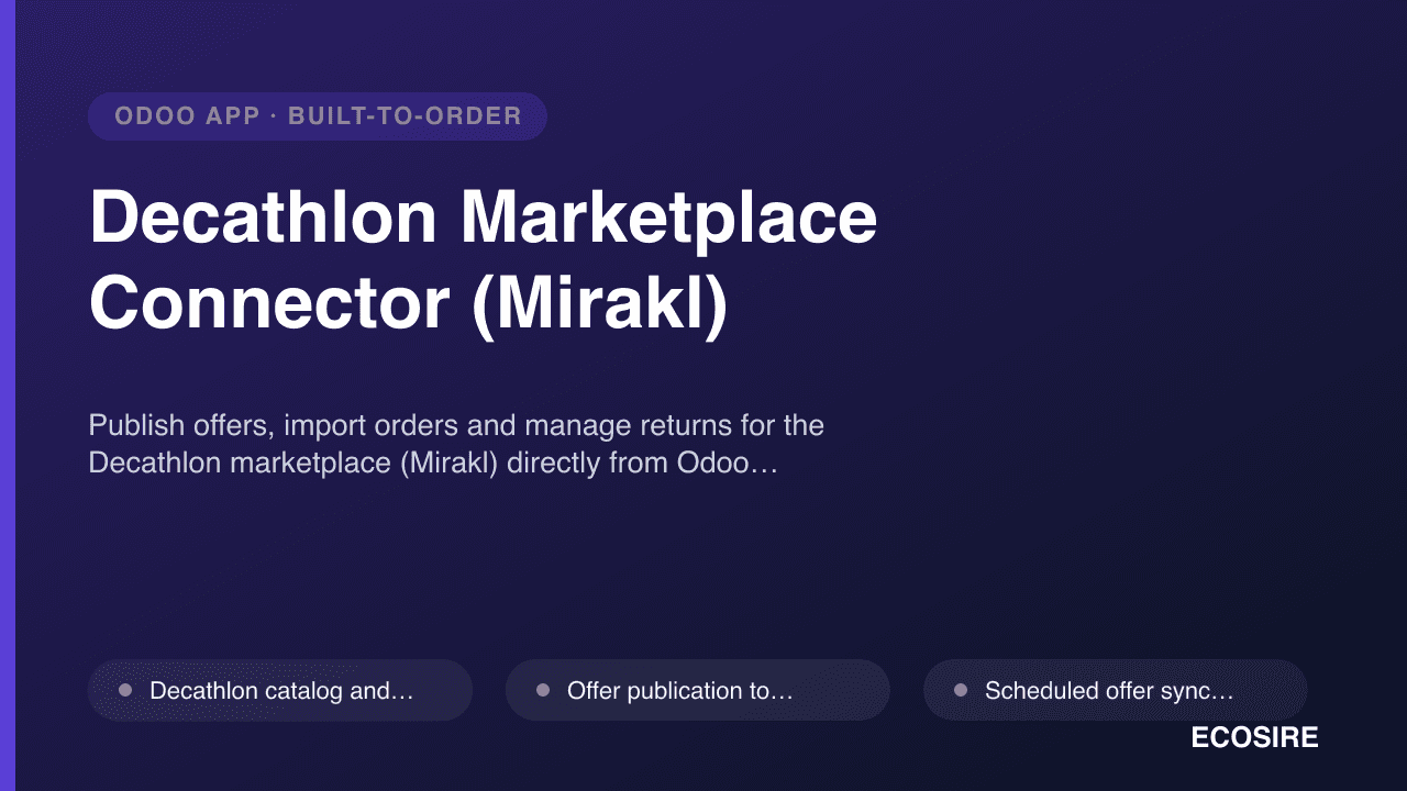 Decathlon Marketplace Connector (Mirakl)
