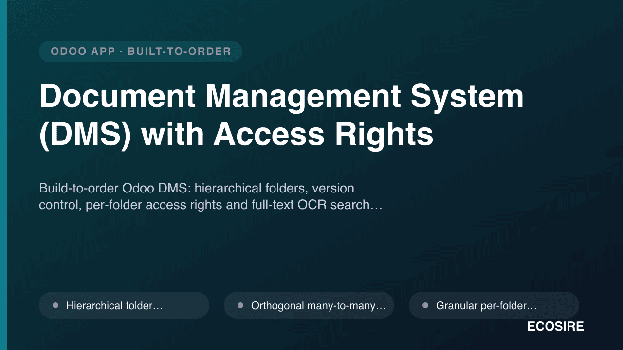 Document Management System (DMS) with Access Rights