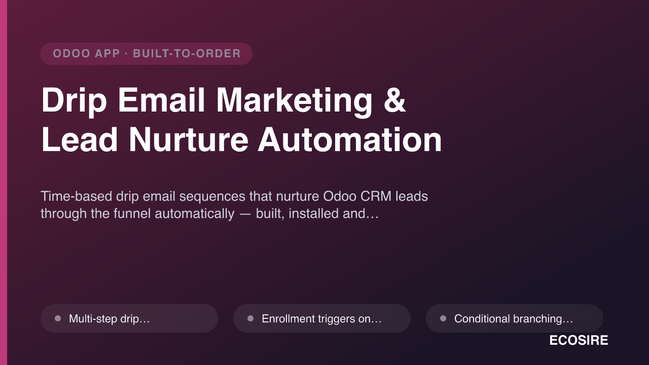 Drip Email Marketing & Lead Nurture Automation