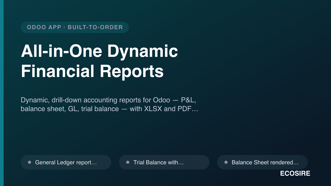 All-in-One Dynamic Financial Reports