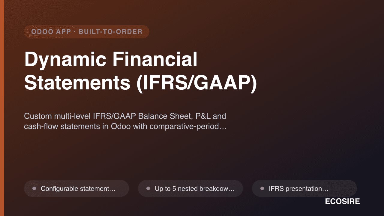 Dynamic Financial Statements (IFRS/GAAP)