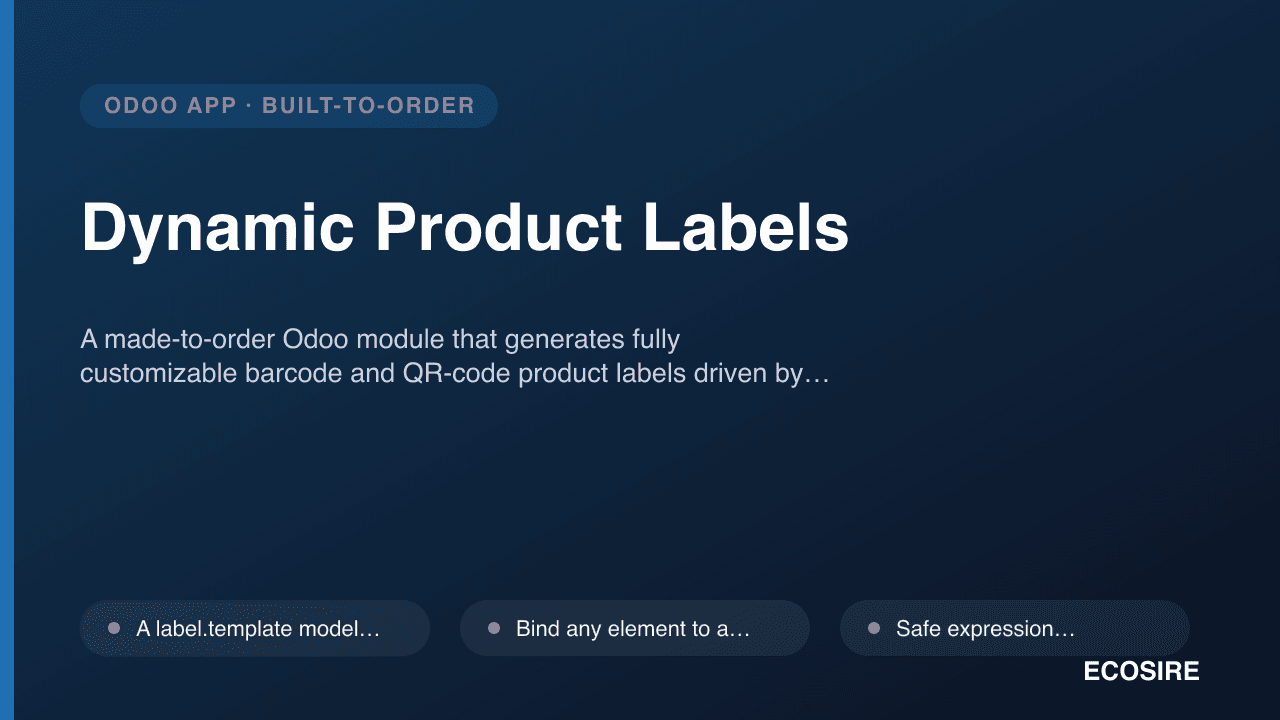 Dynamic Product Labels