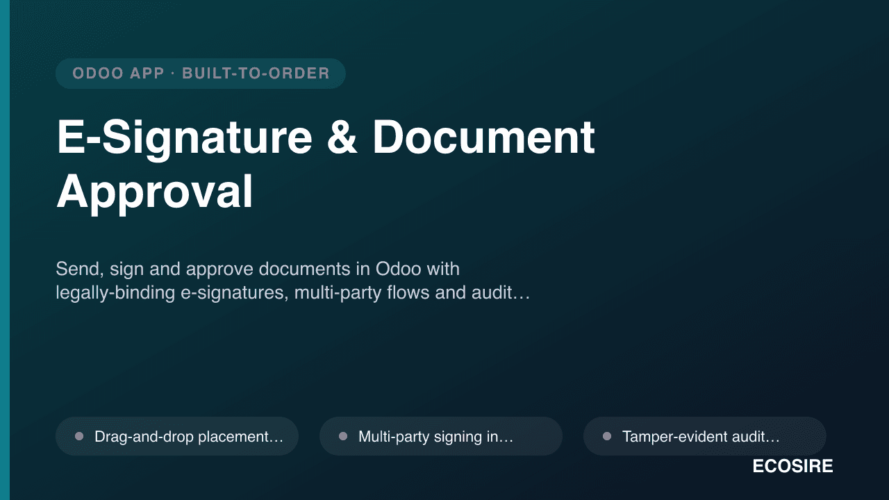 E-Signature & Document Approval