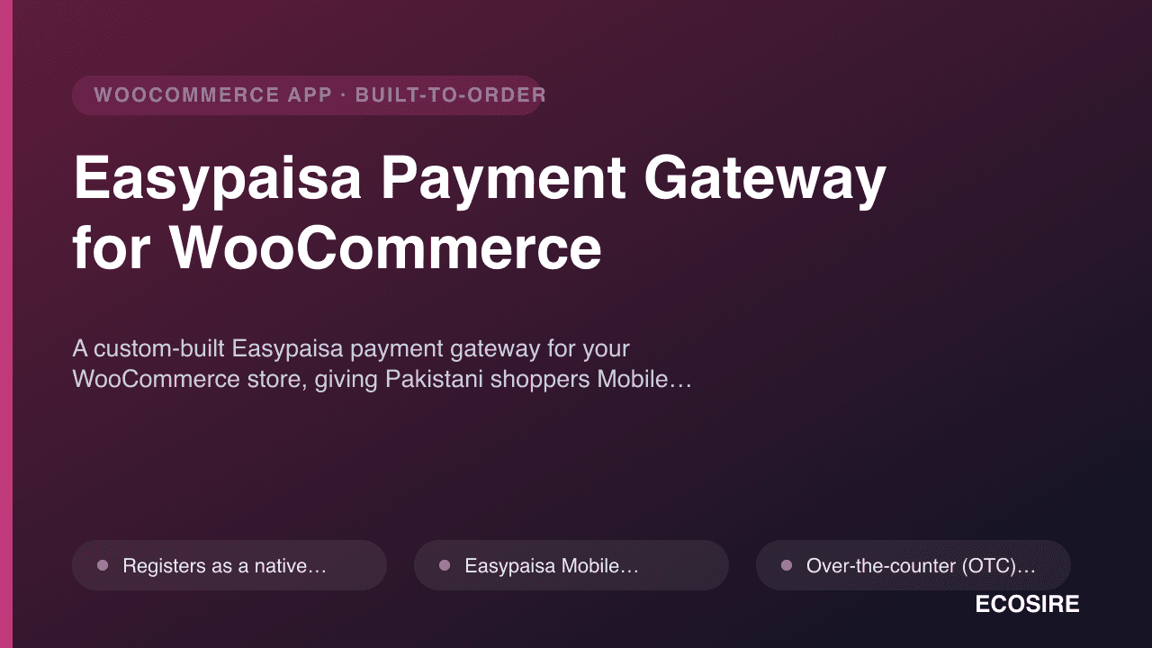Easypaisa Payment Gateway