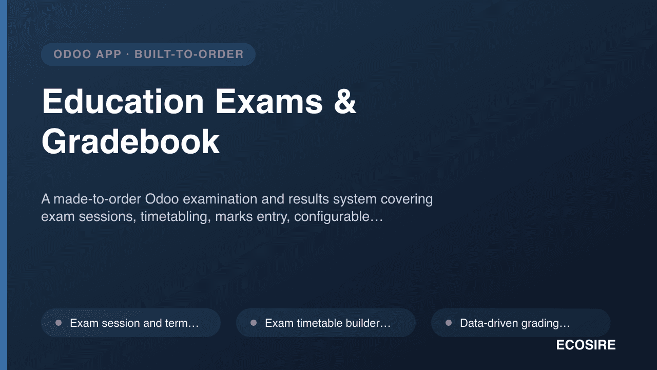 Education Exams & Gradebook
