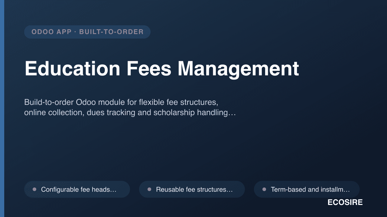 Education Fees Management