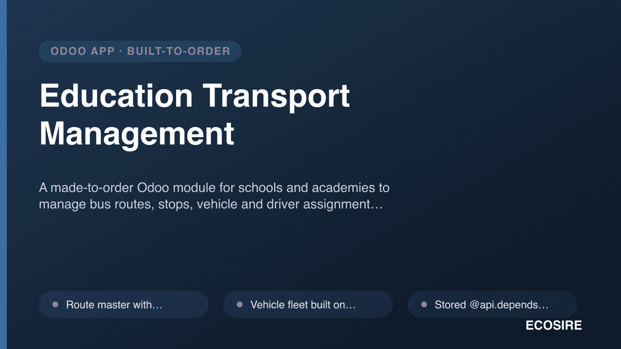 Education Transport Management