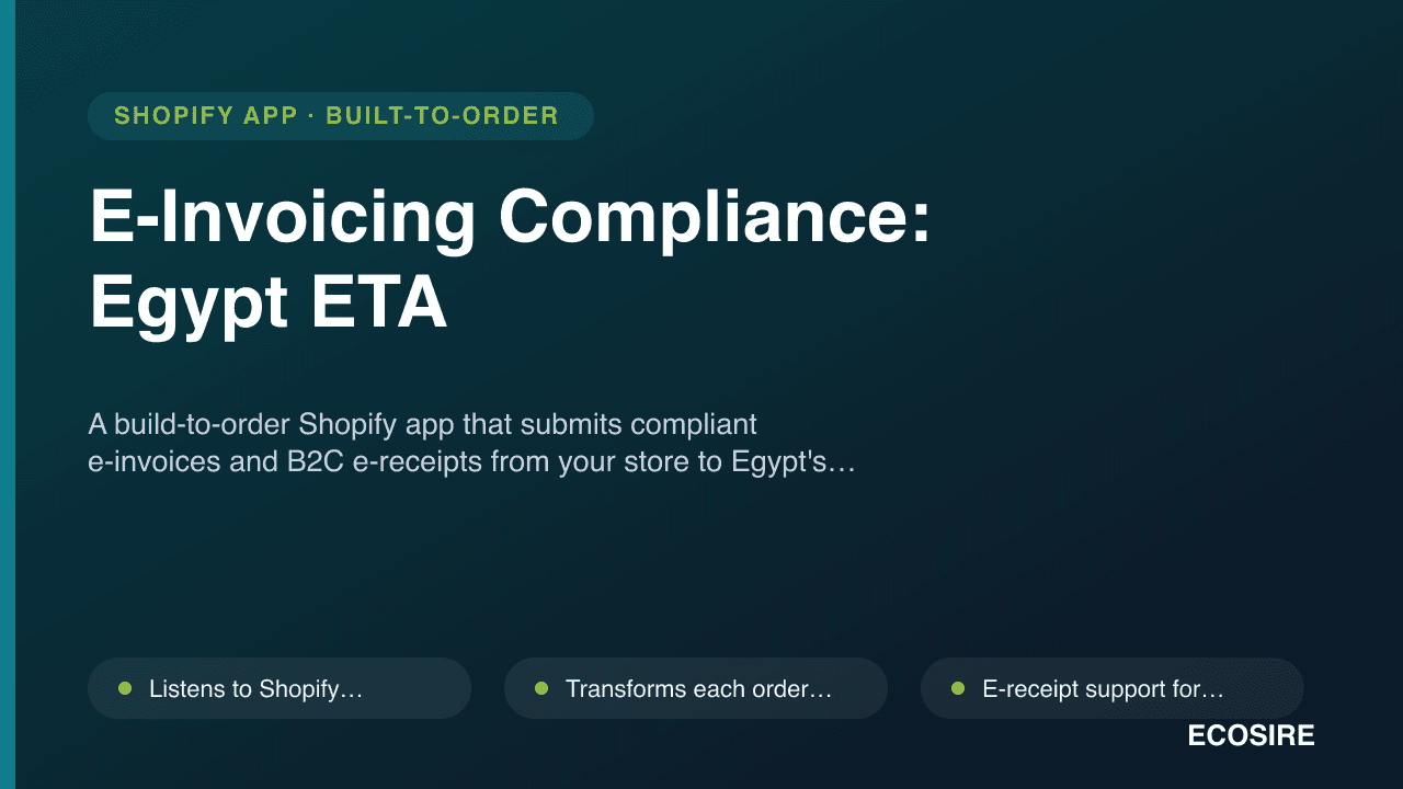 E-Invoicing Compliance: Egypt ETA